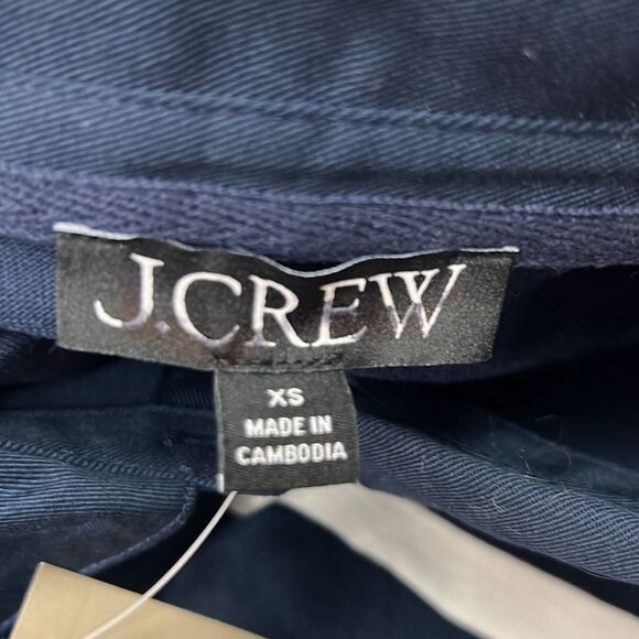 J. Crew Ci033 Mariner jersey long-sleeve polo T-shirt in stripe size xs NWT - Picture 7 of 10